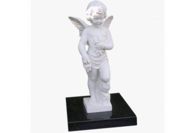 Купить Скульптура из мрамора S_16 Ангелок-мальчик
